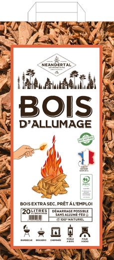 Sac bois d'allumage Neandertal 20 L